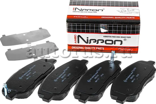 Колодки тормозные HYUNDAI Santa Fe (09-) KIA Sorento (09-) передние (4шт.) ALLIE (Allied Nippon). Артикул ADB31676