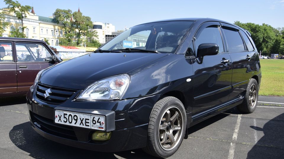 Дефлекторы Cobra Tuning для окон Suzuki Liana универсал 2001-2007. Артикул S50501
