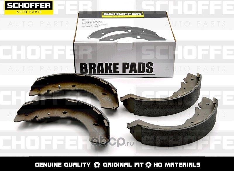 Колодки тормозные задние  MITSUBISHI L200 06- (Schoffer). Артикул SHF23007