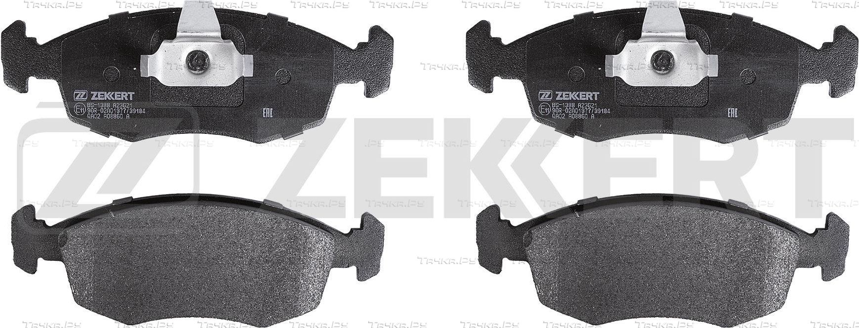 Тормозные колодки Zekkert передние для Fiat Palio I 1997-2012. Артикул BS-1388