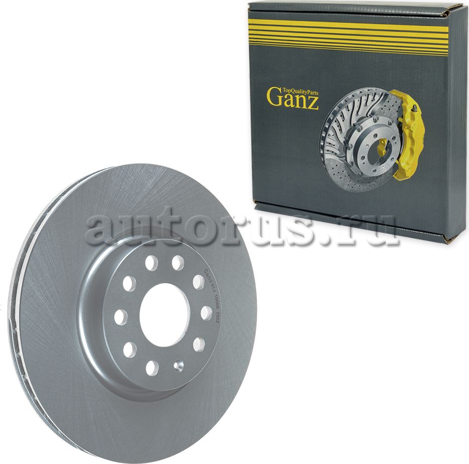 Диск тормозной передний (Ganz). Артикул GIJ10008