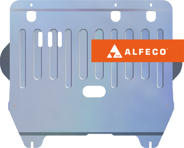 Защита алюминиевая Alfeco для картера и КПП Citroen C5 II 2008-2017. Артикул ALF.04.03 AL4