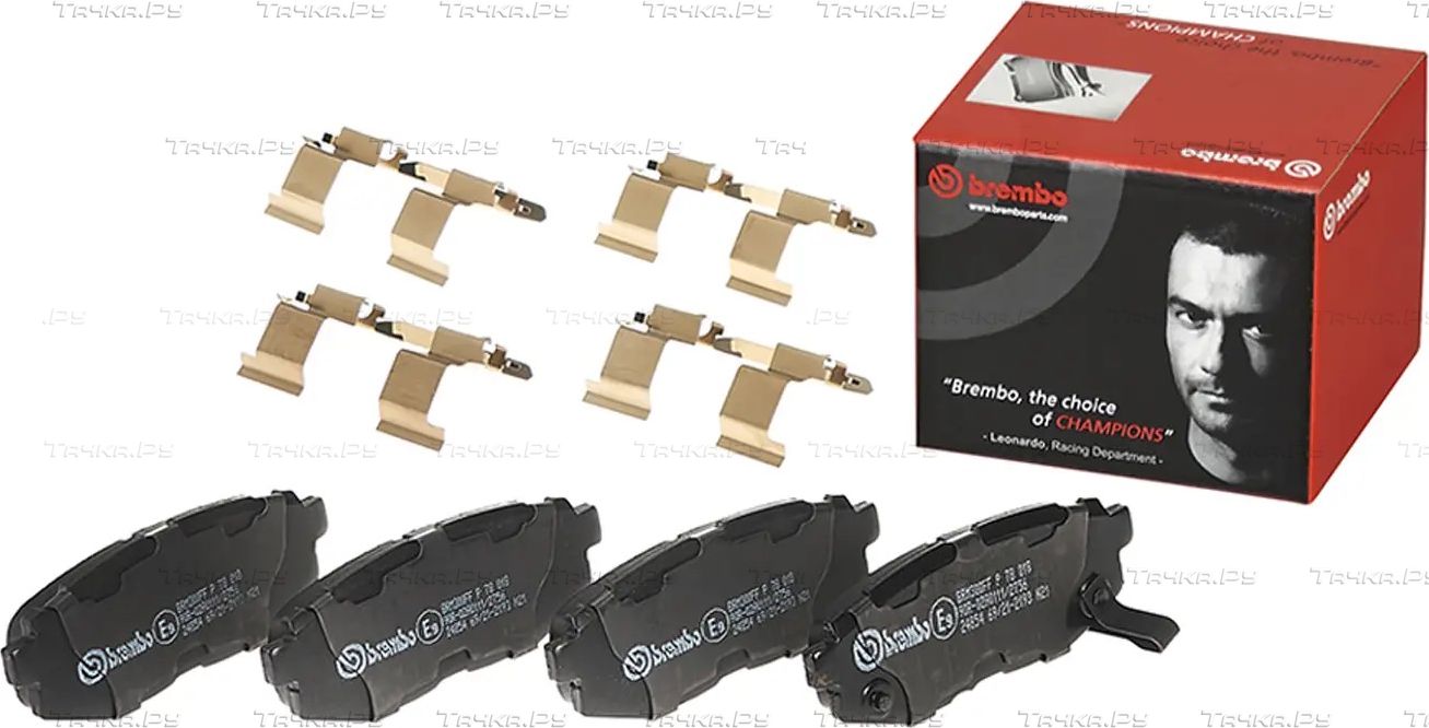Тормозные колодки Brembo PRIME LINE задние для Subaru Impreza III 2008-2013. Артикул P 78 018