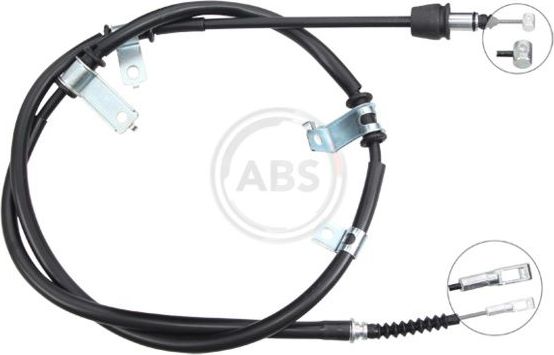 Трос ручника (тросик ручного тормоза) ABS. Артикул K12094