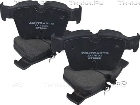 Тормозные колодки Zentparts. Артикул Z07633