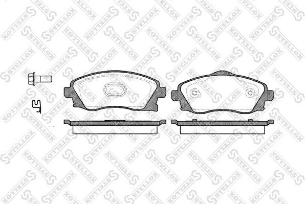Тормозные колодки Stellox. Артикул 785 002B-SX