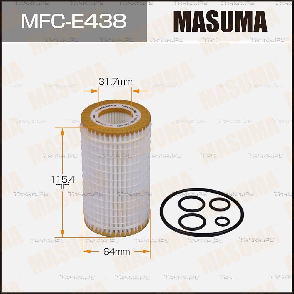 Масляный фильтр Masuma. Артикул MFC-E438