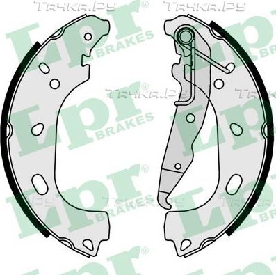 Тормозные колодки LPR задние для Opel Zafira A 2004-2005. Артикул 09500