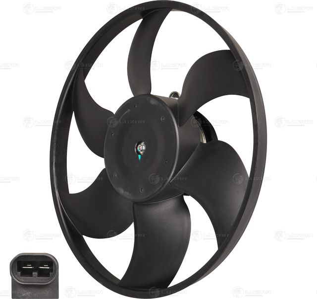 Вентилятор радиатора двигателя Luzar для Renault Trafic II 2001-2014. Артикул LFc 0907