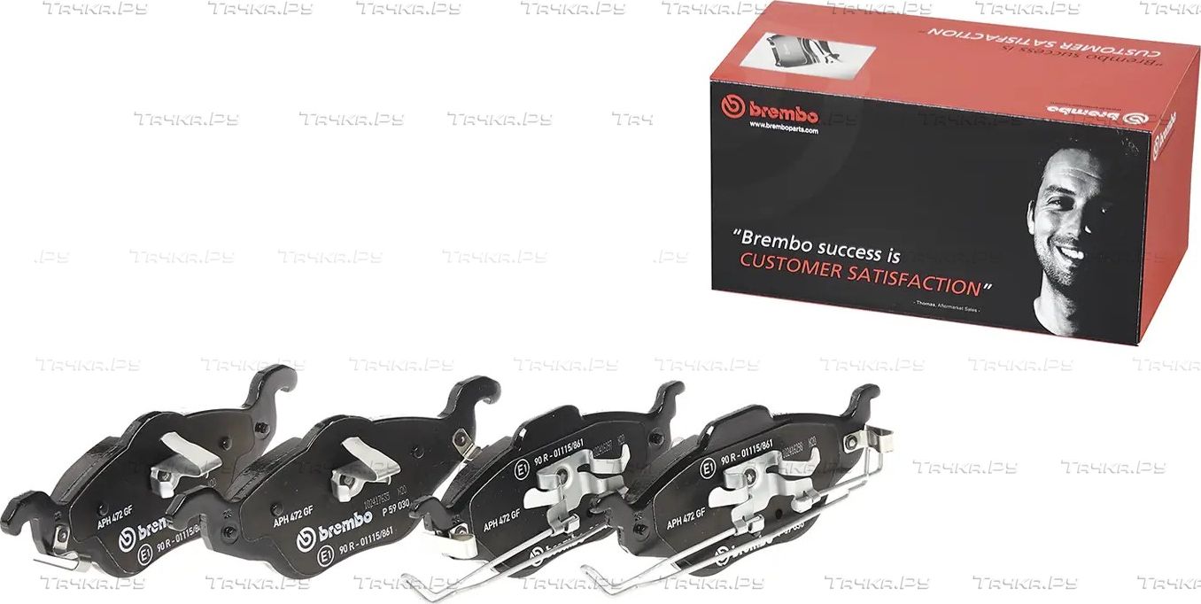 Тормозные колодки Brembo передние для Opel Astra G 1998-2009. Артикул P 59 030