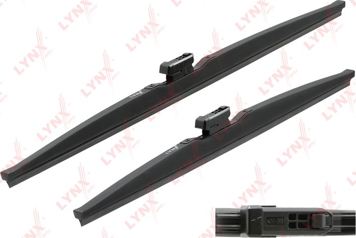 Щетка стеклоочистителя зимняя, комплект 600/480мм (Lynxauto). Артикул LW6048B