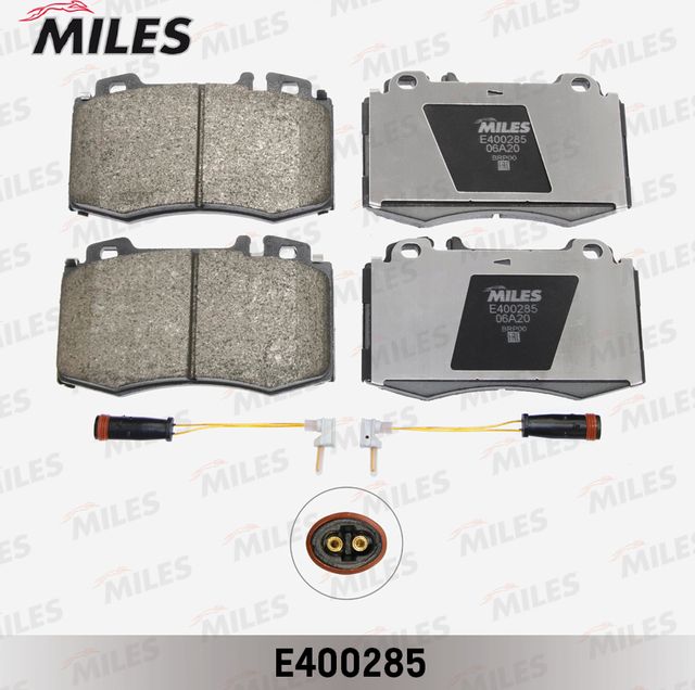 Тормозные колодки Miles (Low-Metallic). Артикул E400285
