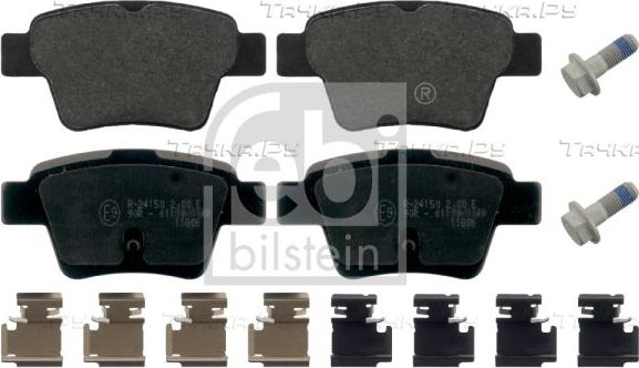 Тормозные колодки Febi Bilstein задние для Citroen C4 II 2006-2011. Артикул 16813