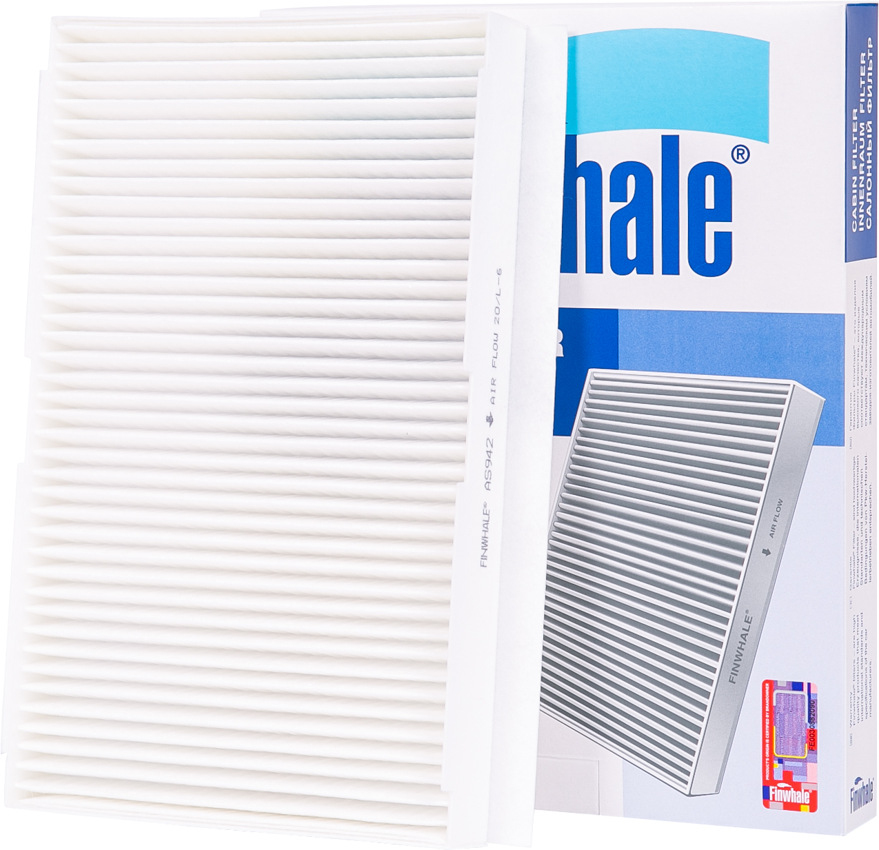 Салонный фильтр Finwhale. Артикул AS942