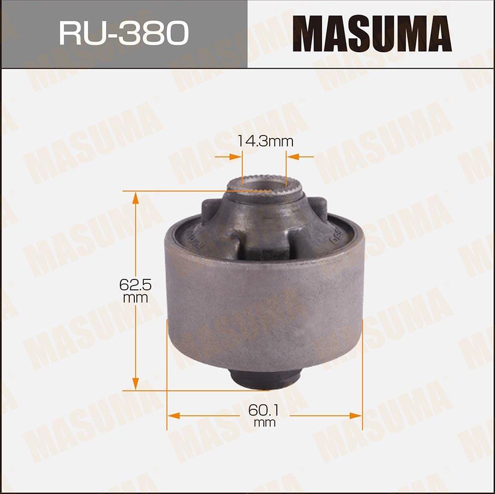 Сайлентблок переднего рычага подвески Masuma. Артикул RU-380