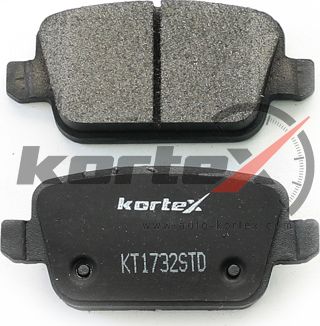 Колодки тормозные FORD/LAND ROVER MONDEO IV/GALAXY/S-MAX/FREELANDER 07- задн. (Kortex). Артикул KT1732STD