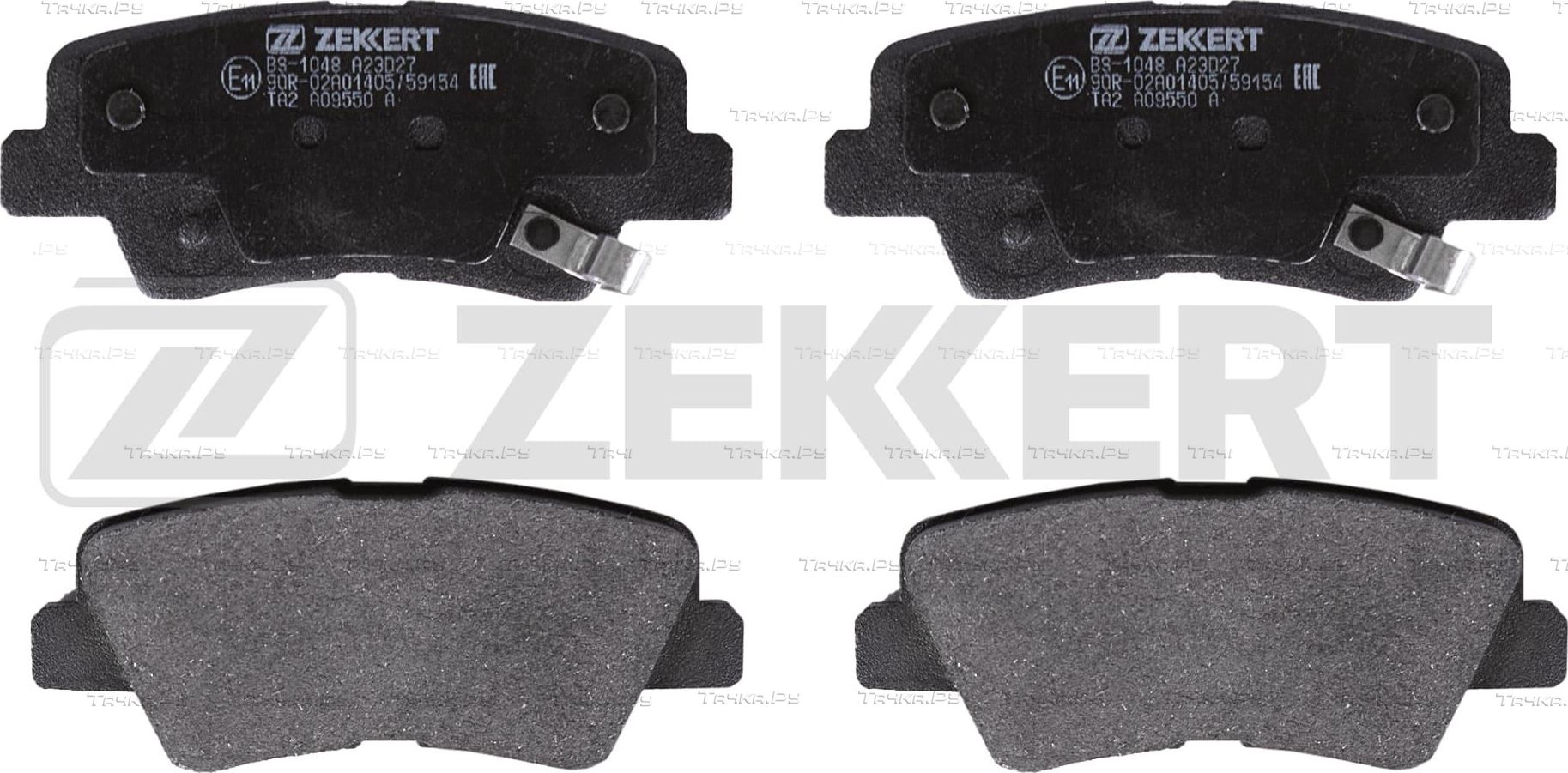 Тормозные колодки Zekkert задние для Hyundai i30 II 2011-2017. Артикул BS-1048