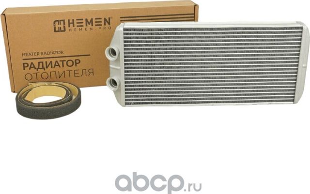 Радиатор отопителя Citroen Berlingo 96-, C4 Grand Picasso 06-, Peugeot Partner 9 (Hemen). Артикул HOTR002