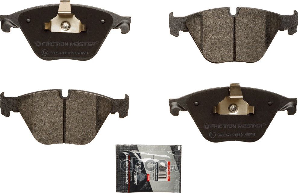 Колодки тормозные дисковые (Frictionmaster). Артикул MKD1505