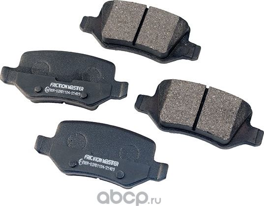 Колодки тормозные дисковые (Frictionmaster). Артикул MKD1358