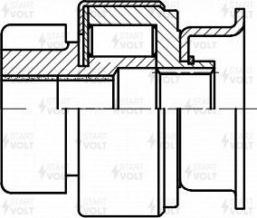 Бендикс стартера StartVOLT для Suzuki Grand Vitara III 2009-2015. Артикул VCS 0504