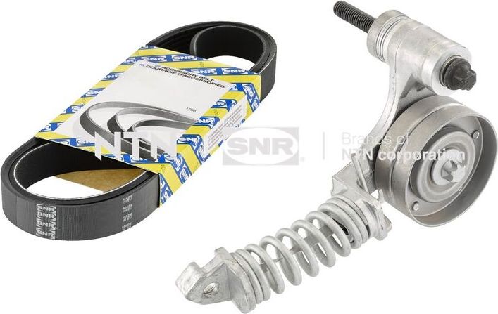 Приводной ремень поликлиновой с роликами (комплект) NTN / SNR. Артикул KA853.22