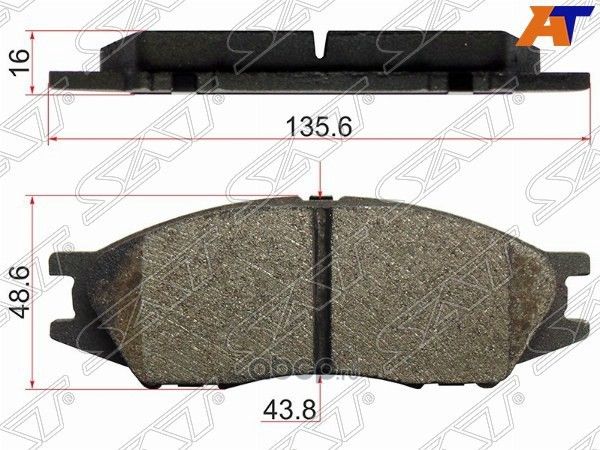 Тормозные колодки FR NISSAN MARCH K11CUBE Z10SUN (SAT). Артикул STAY040NS053