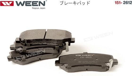 Тормозные колодки WEEN. Артикул 151-2612