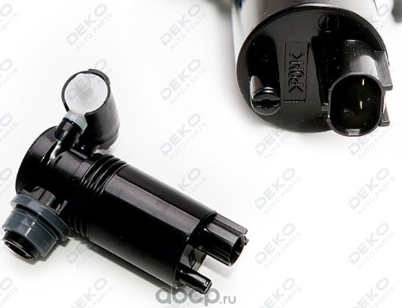 Насос омывателя стекла WP-23 JUKE, TIIDA, TEANA J32 (двухконтурный), арт. WP-23 (Deko). Артикул WP23