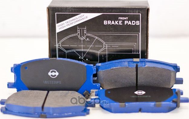 Колодки тормозные дисковые передние (Vite). Артикул VBS3338PS