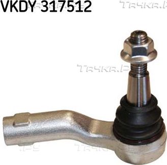 Наконечник рулевой тяги SKF правый для Land Rover Range Rover Evoque II 2015-2026. Артикул VKDY 317512
