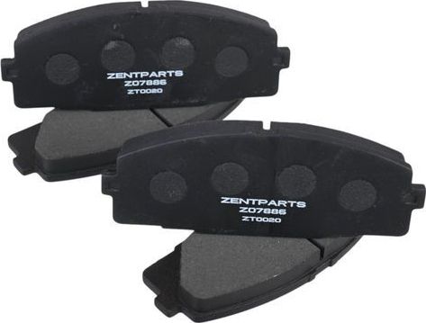 Тормозные колодки Zentparts. Артикул Z07886