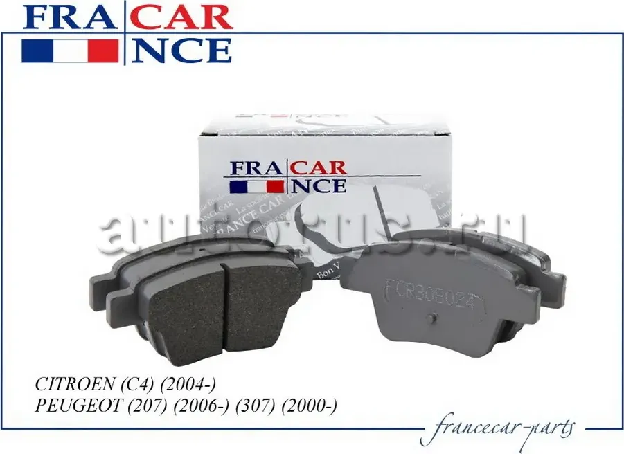 Колодка дискового тормоза зад (Francecar). Артикул FCR30B024