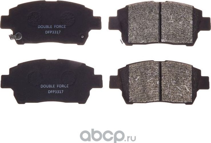 Колодки тормозные дисковые (Double Force) Double Force. Артикул DFP3317