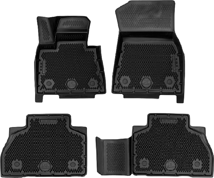 Коврики 3D Delform Premium Ромб в салон BMW X7 G07 2019-2026. Артикул EVS1802