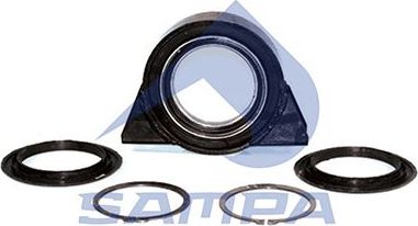 Подвесной подшипник карданного вала (в сборе) Sampa для MAN L2000 1993-2005. Артикул 020.181