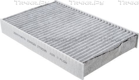 Салонный фильтр Zentparts (Активированный уголь). Артикул Z34029