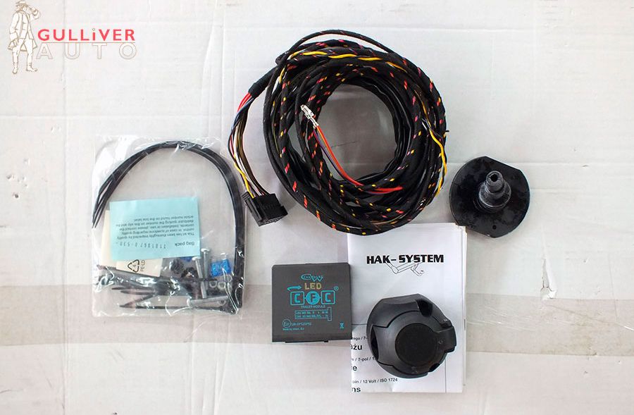 Штатная электрика фаркопа Hak-System (полный комплект) 7-полюсная для Volkswagen Crafter II фургон 2016-2026. Артикул 12500629