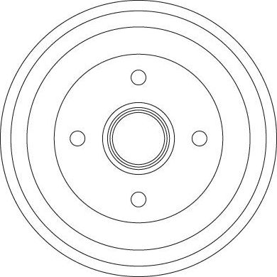 Тормозной барабан TRW. Артикул DB4308MR