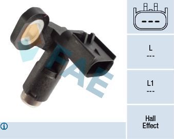 Датчик положения коленвала FAE для Plymouth Voyager III 1998-2000. Артикул 79431