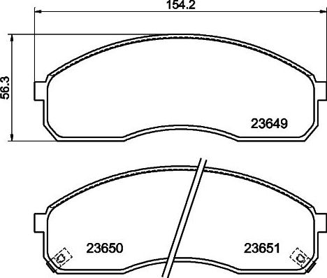 Тормозные колодки Nisshinbo. Артикул NP6017