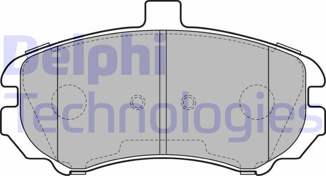 Тормозные колодки Delphi (Low-Metallic). Артикул LP2150