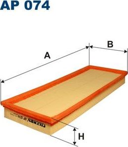 Воздушный фильтр Filtron. Артикул AP 074