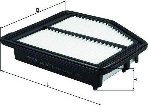 Воздушный фильтр Mahle. Артикул LX 4241