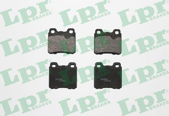 Тормозные колодки LPR. Артикул 05P317