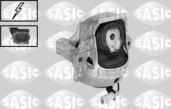 Подушка (опора) двигателя Sasic правая/левая верхняя для Audi Q5 I (8R) 2008-2017. Артикул 2706292