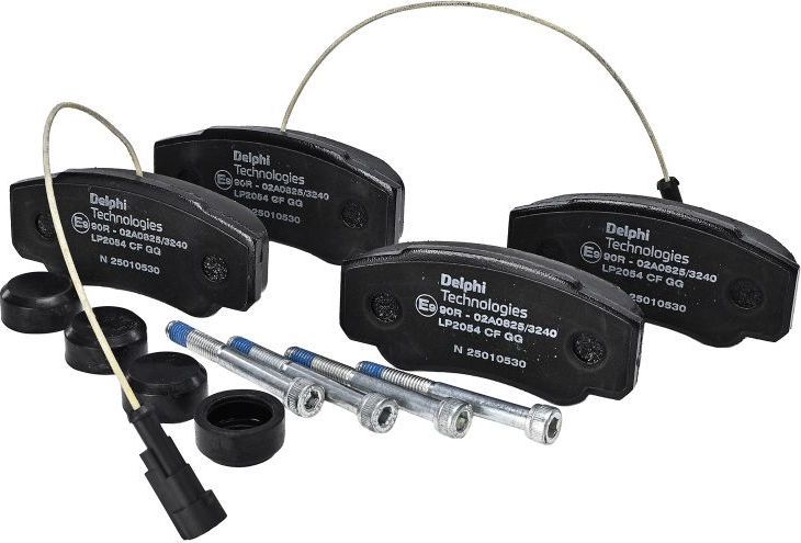 Тормозные колодки Delphi (Low-Metallic). Артикул LP2054