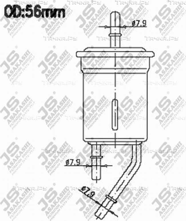 Топливный фильтр JS Asakashi для Kia Rio I 2000-2005. Артикул FS9213