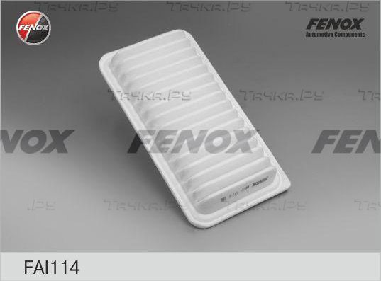 Воздушный фильтр Fenox для Toyota RAV4 II (XA20) 2000-2005. Артикул FAI114