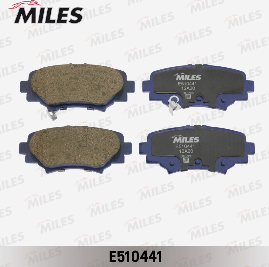 Тормозные колодки Miles (Керамика). Артикул E510441